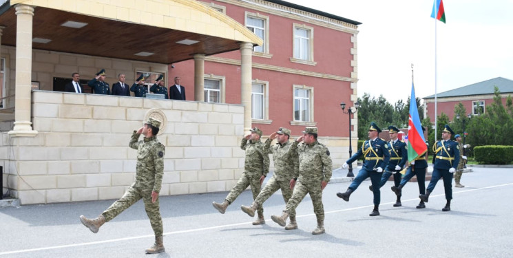 Yevlaxda “Sərhəd” hərbi-idman oyunlarının final mərhələsinin açılış mərasimi keçirilib