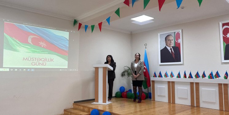 Yevlaxda 28 May-Müstəqillik Günü münasibətilə tədbir keçirilmişdir