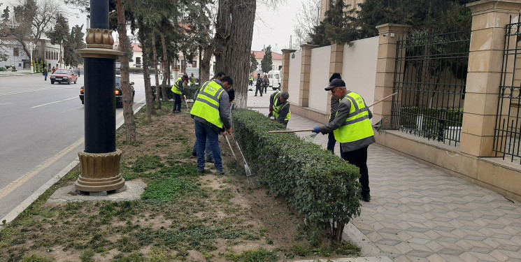 Yevlax şəhərində növbəti iməcilik keçirilmişdir