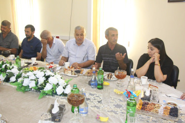 Yevlaxda şəhid ailələrinin üzvləri ilə görüş keçirilib