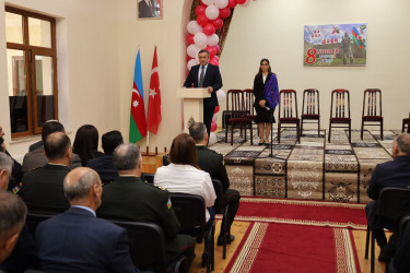 Yevlaxda “Zəfər Günü şanlı tariximizdir” adlı tədbir keçirilmişdir