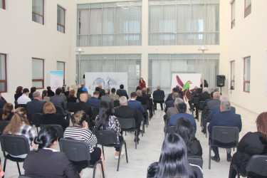 Yevlaxda “Tarixi Zəfərimiz Heydər Əliyev siyasətinin təntənəsidir” mövzusunda tədbir keçirilmişdir