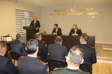 Yevlaxda 1 oktyabr - Prokurorluq işçilərinin peşə bayramı qeyd edilmişdir