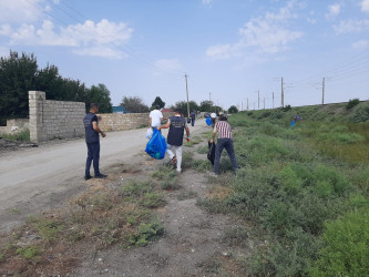 Yevlaxda növbəti təmizlik aksiyası keçirilmişdir