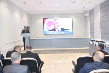 Yevlaxda “Xalqına Zəfərlər yaşadan Lider” adlı tədbir keçirilib