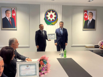 Yevlaxda 23 İyun-Dövlət Qulluqçularının Peşə Bayramı günü münasibətilə tədbir keçirilib
