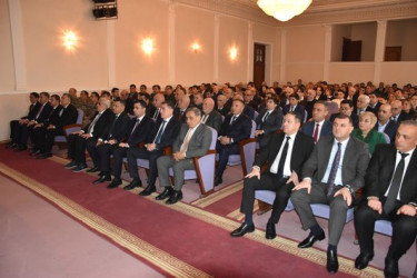 Yevlaxda “Heydər Əliyev İli” ilə əlaqədar növbəti tədbir keçirilib