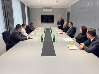 İcra Hakimiyyətinin Başçısı idmanın sərbəst güləş növü üzrə Azərbaycan çempionu olan yevlaxlı idmançı ilə görüşüb