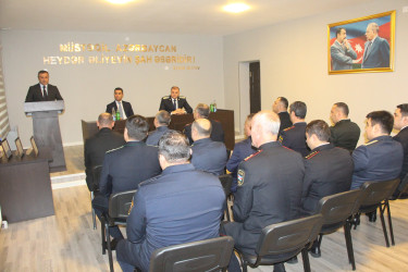 Yevlaxda 1 oktyabr - Prokurorluq işçilərinin peşə bayramı qeyd edilmişdir