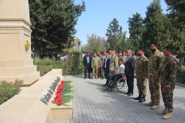 Yevlaxda 27 Sentyabr-Anım Günü münasibətilə tədbir keçirilib