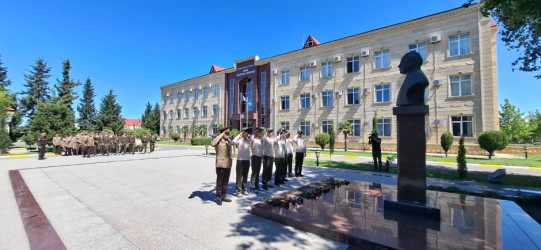 Yevlaxda "Gənc xilasedici və yanğınsöndürən" Ümumrespublika yarışlarının zona birinciliyi keçirilib