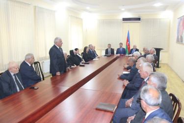 Yevlaxda Rayon Ağsaqqallar Şurasının illik hesabat iclası keçirilmişdir