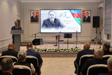 Yevlaxda 15 İyun – Milli Qurtuluş Gününə həsr olunmuş tədbir keçirilib