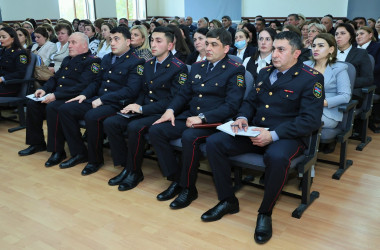 “Erkən nikahlara və narkomaniyaya qarşı mübarizə” mövzusunda maarifləndirici görüş keçirilib