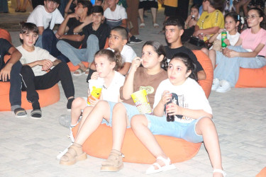 Açıq havada növbəti Azərbaycan filmi nümayiş etdirilib