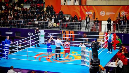 Azərbaycanın ev sahibliyi etdiyi III MDB Oyunlarında boks yarışları davam edir