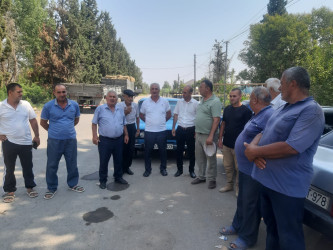 Rayonun kəndlərində su istifadəçiləri ilə maarifləndirici görüşlər keçirilmişdir
