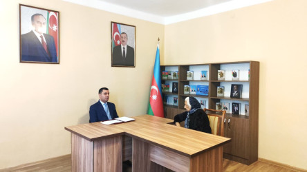 Şəhər İcra Hakimiyyətinin Başçısı növbəti vətəndaş qəbulu keçirib