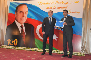 Yevlaxda “Heydər Əliyev İli” ilə əlaqədar növbəti tədbir keçirilib