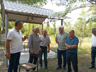 Rayonun kəndlərində su istifadəçiləri ilə maarifləndirici görüşlər keçirilmişdir