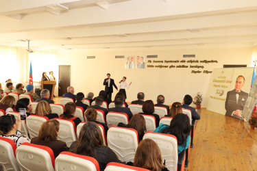 Yevlaxda “Ulu Öndər Heydər Əliyev və Azərbaycan təhsili” adlı tədbir keçirilib