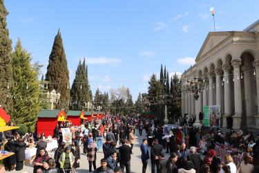 Yevlaxda Novruz bayramı və İlaxır çərşənbə təntənəli şəkildə qeyd olunub
