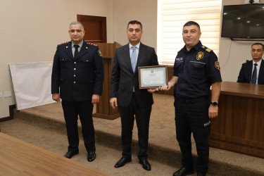 Yevlaxda 2 İyul-Azərbaycan Polisi Günü münasibətilə tədbir keçirilib