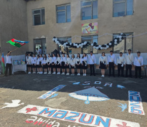 Yevlaxda Son zəng tədbirləri keçirilib
