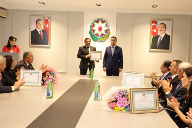 Yevlaxda 23 İyun-Dövlət Qulluqçularının Peşə Bayramı günü münasibətilə tədbir keçirilib