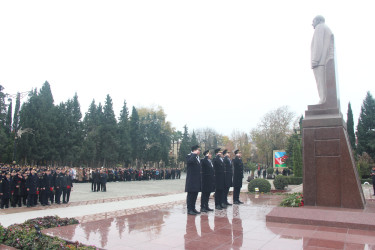 Yevlaxda Ulu Öndər Heydər Əliyevin anım mərasimi keçirilib