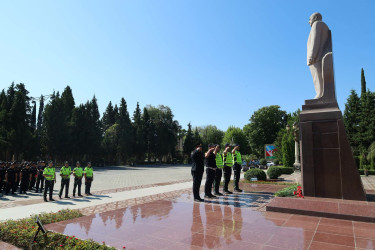 Yevlaxda 2 İyul-Azərbaycan Polisi Günü münasibətilə tədbir keçirilib