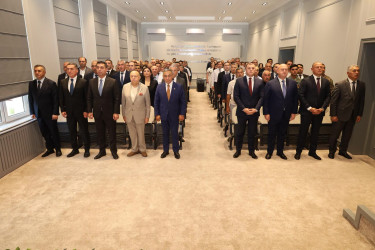 Yevlaxda “Şəhərsalma və Memarlıq İli” münasibətilə tədbir keçirilib