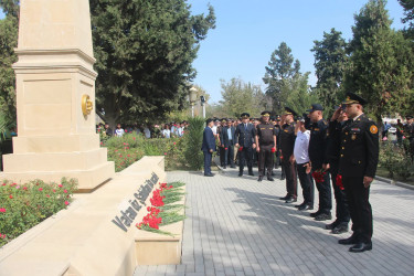 Yevlaxda 27 Sentyabr-Anım Günü münasibətilə tədbir keçirilib
