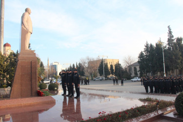 Xalqımızın Ümummilli Lideri Heydər Əliyevin əziz xatirəsi Yevlaxda böyük ehtiramla anıldı