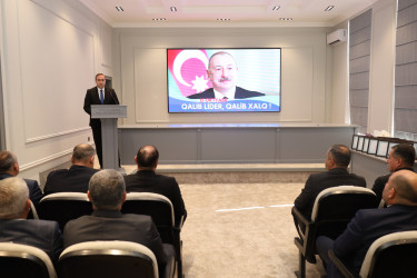 Yevlaxda “Xalqına Zəfərlər yaşadan Lider” adlı tədbir keçirilib