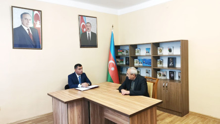 Yevlax Şəhər İcra Hakimiyyətinin Başçısı növbəti vətəndaş qəbulu keçirib