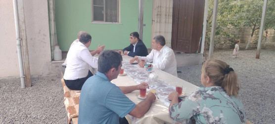 Yevlaxda 27 Sentyabr-Anım Günü ilə əlaqədar şəhid ailələri ziyarət olunub