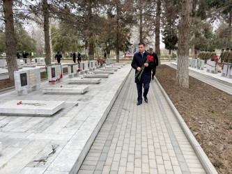 Yevlaxda Xocalı soyqırımının 34-cü ildönümü münasibətilə tədbir keçirilib