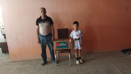 Qurban bayramı münasibətilə şəhid ailələrinə ərzaq bağlamaları təqdim edilmişdir