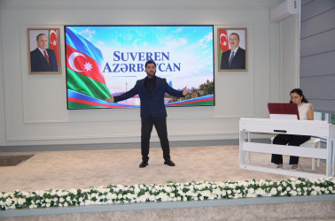 Yevlaxda “Suveren Azərbaycan” adlı tədbir keçirilib