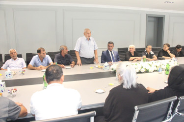 Yevlax Şəhər İcra Hakimiyyətinin Başçısı şəhid ailələri ilə görüş keçirmişdir