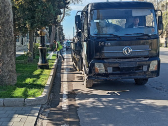 Şəhər ərazisində növbəti iməcilik təşkil edilib.