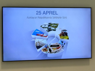 Yevlaxda 25 aprel - Sahibkarlar Günü münasibətilə bir qrup sahibkarla görüş keçirilib