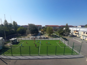 Yevlaxda minifutbol üzrə turnirin final oyunu keçirilmişdir