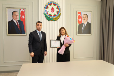 Yevlaxda 22 noyabr - Azərbaycan Respublikası ədliyyə işçilərinin peşə bayramı günü qeyd edilmişdir