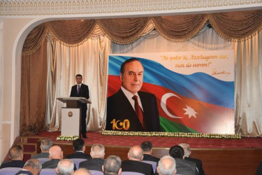 Yevlaxda “Heydər Əliyev İli” ilə əlaqədar növbəti tədbir keçirilib