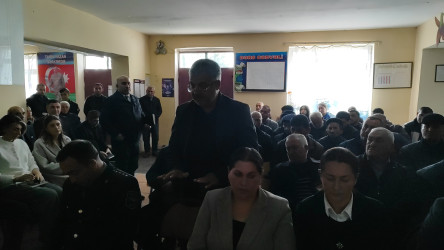 Şəhər İcra Hakimiyyətinin Başçısı Səmədabad kəndində səyyar qəbul keçirdi