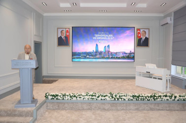 Yevlaxda “Şəhərsalma və Memarlıq İli” münasibətilə tədbir keçirilib