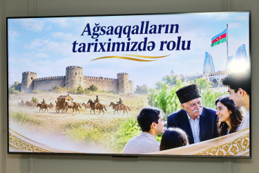 Yevlaxda “Ağsaqqalların tariximizdə rolu” mövzusunda dəyirmi masa keçirilib