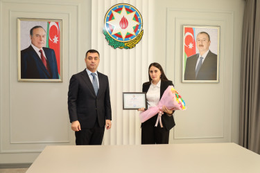 Yevlaxda 22 noyabr - Azərbaycan Respublikası ədliyyə işçilərinin peşə bayramı günü qeyd edilmişdir